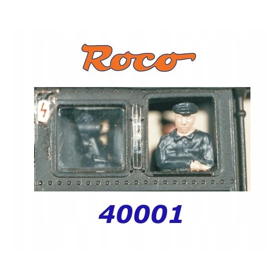 Roco 40001 , Załoga parowozu: maszynista + palacz , skala 1/87 H0